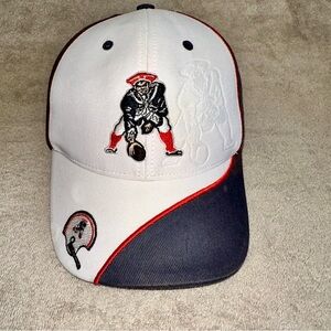 New England Patriots Hat 47 Brand RARE Double Logo Pat Patriot Navy Adjustable